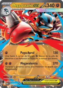 Mega Lucario ex #077/132 · Pokémon