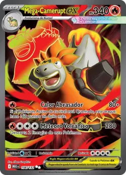 Mega Camerupt ex #156/132 · Pokémon