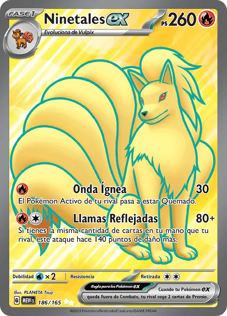 Ninetales ex 「MEW 186」「ES」