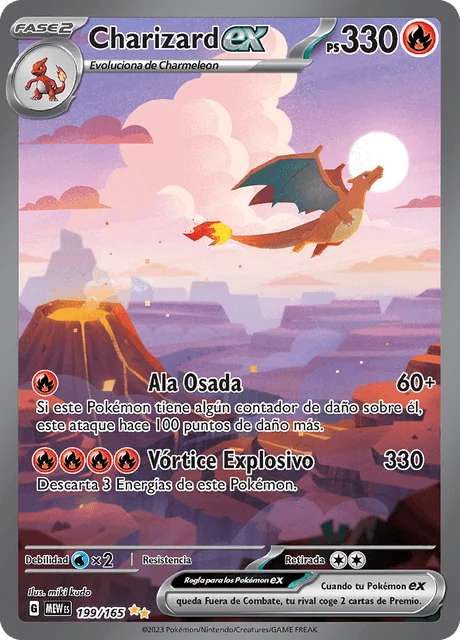 Charizard ex 「MEW 199」「ES」