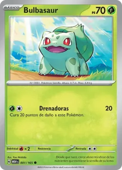 Bulbasaur #001/165 · Pokémon