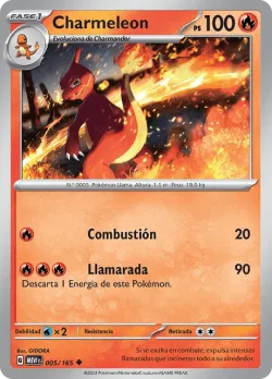 Charmeleon #005/165 · Pokémon