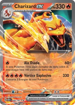 Charizard ex #006/165 · Pokémon