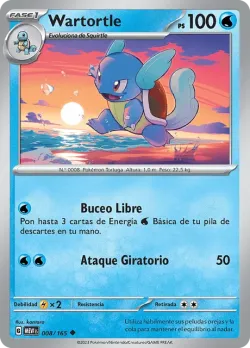 Wartortle #008/165 · Pokémon