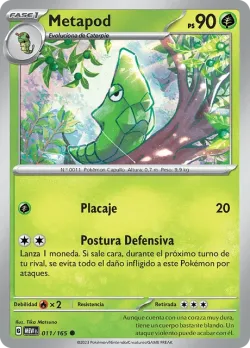 Metapod #011/165 · Pokémon