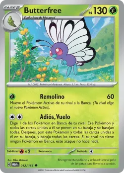 Butterfree #012/165 · Pokémon