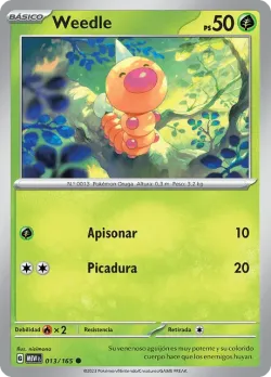 Weedle #013/165 · Pokémon