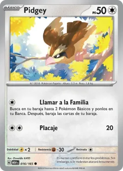 Pidgey #016/165 · Pokémon