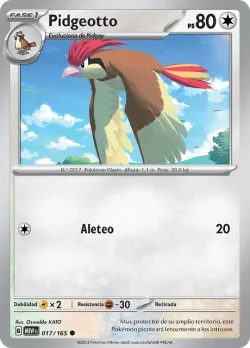 Pidgeotto #017/165 · Pokémon