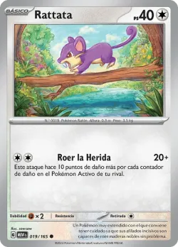 Rattata #019/165 · Pokémon