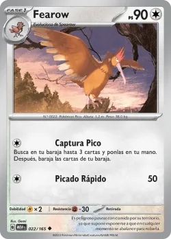 Fearow #022/165 · Pokémon
