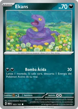Ekans #023/165 · Pokémon