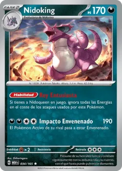 Nidoking #034/165 · Pokémon