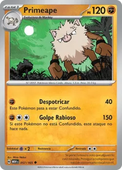 Primeape #057/165 · Pokémon