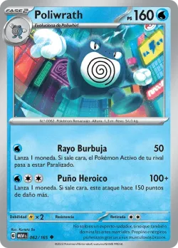 Poliwrath #062/165 · Pokémon