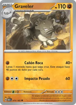Graveler #075/165 · Pokémon