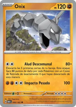 Onix #095/165 · Pokémon