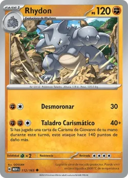 Rhydon #112/165 · Pokémon