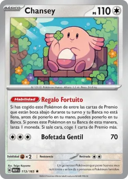 Chansey #113/165 · Pokémon