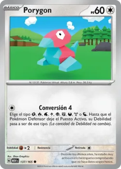 Porygon #137/165 · Pokémon
