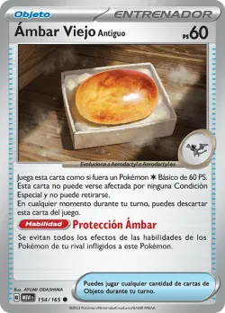 Antique Old Amber #154/165 · Pokémon