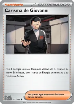 Giovanni's Charisma #161/165 · Pokémon