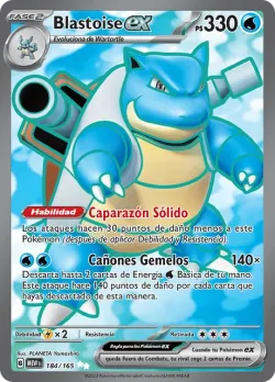 Blastoise ex 「MEW 184」「ES」