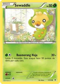 Sewaddle #1/101 · Pokémon
