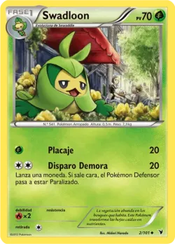 Swadloon #2/101 · Pokémon