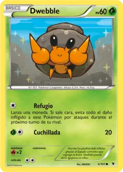 Dwebble #6/101 · Pokémon