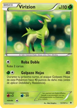 Virizion #13/101 · Pokémon