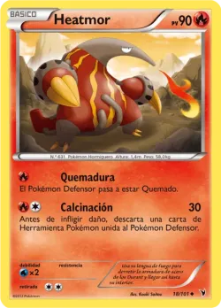 Heatmor #18/101 · Pokémon
