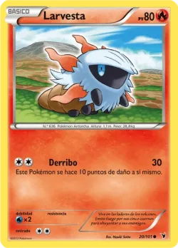 Larvesta #20/101 · Pokémon