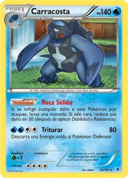 Carracosta #26/101 · Pokémon