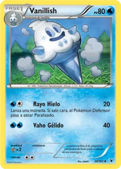 Vanillish #28/101 · Pokémon