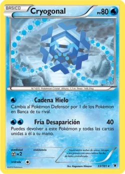 Cryogonal #33/101 · Pokémon
