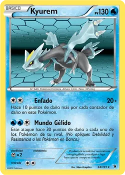 Kyurem #34/101 · Pokémon