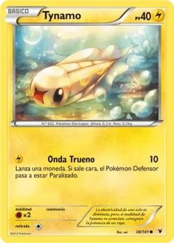 Tynamo #38/101 · Pokémon