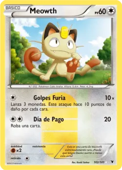 Meowth 「NVI 102」「ES」
