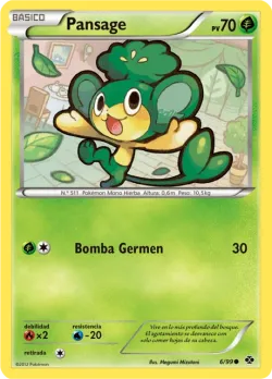 Pansage #6/99 · Pokémon