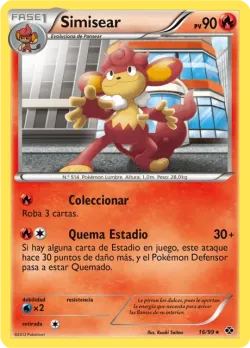 Simisear #16/99 · Pokémon