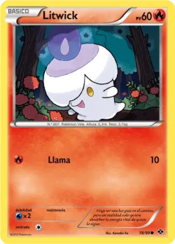 Litwick #18/99 · Pokémon