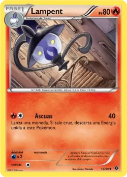 Lampent #19/99 · Pokémon