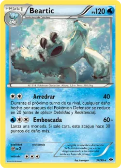 Beartic #37/99 · Pokémon