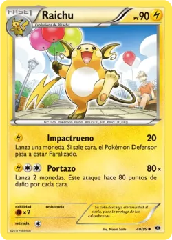 Raichu #40/99 · Pokémon