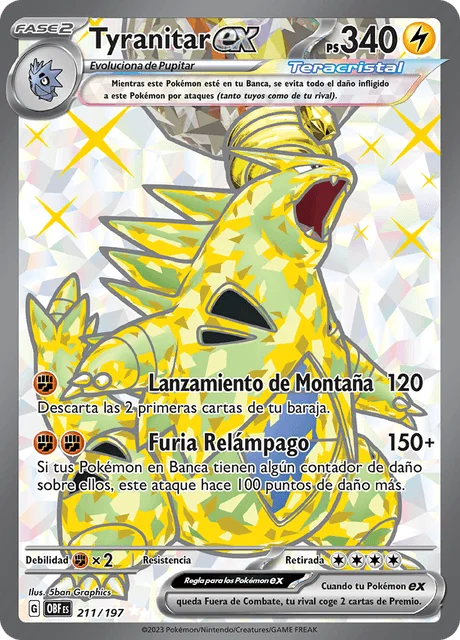 Tyranitar ex 「OBF 211」「ES」