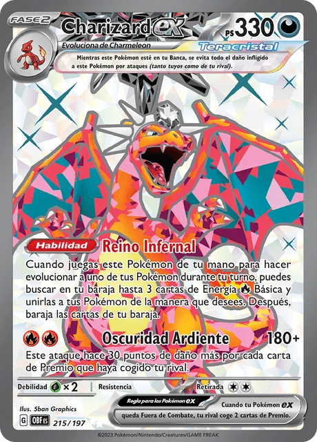 Charizard ex 「OBF 215」「ES」