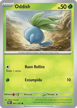 Oddish #001/197 · Pokémon