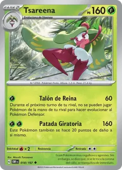 Tsareena #018/197 · Pokémon