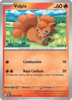 Vulpix #028/197 · Pokémon
